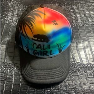 Colorful Cali Girl Trucker Hat